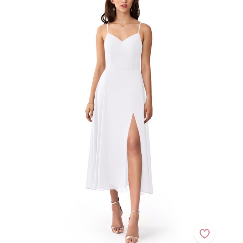 Azazie Clarissa size A10 in ivory
